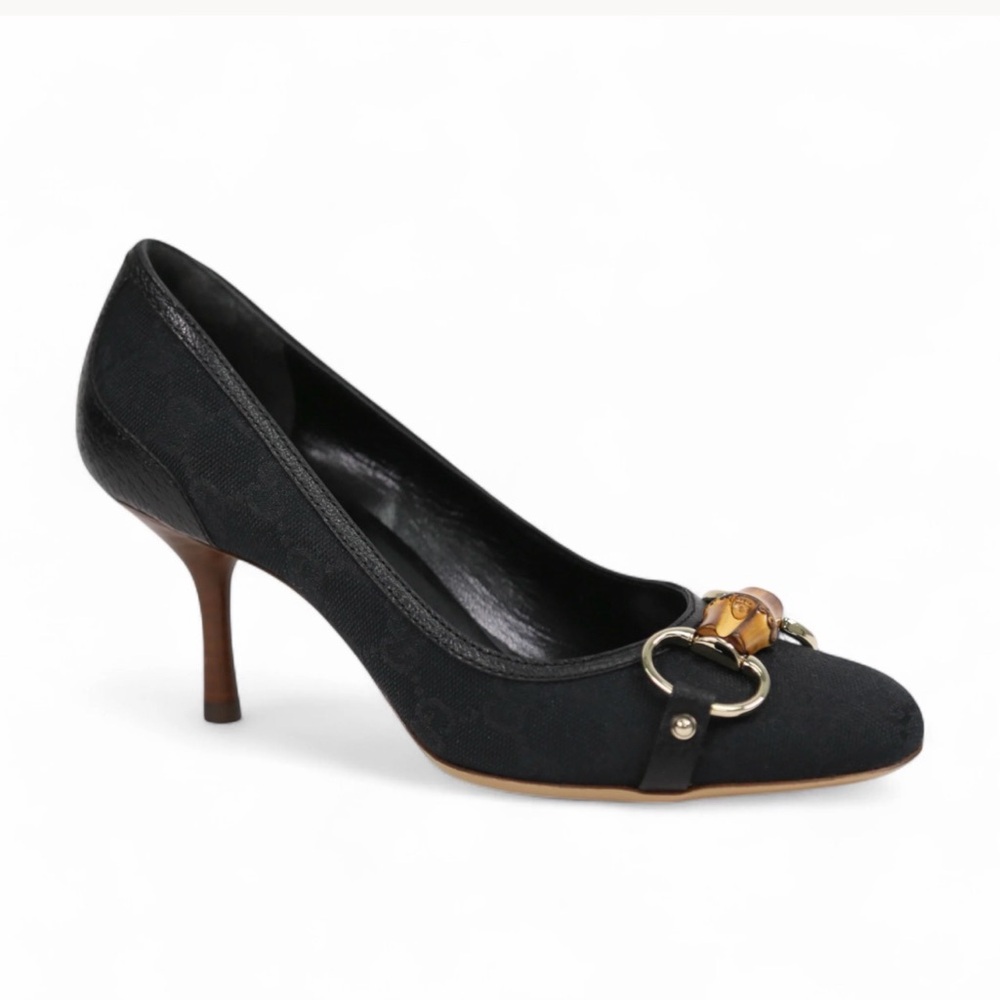 Authentic Gucci GG monogram pumps in classic black 🖤